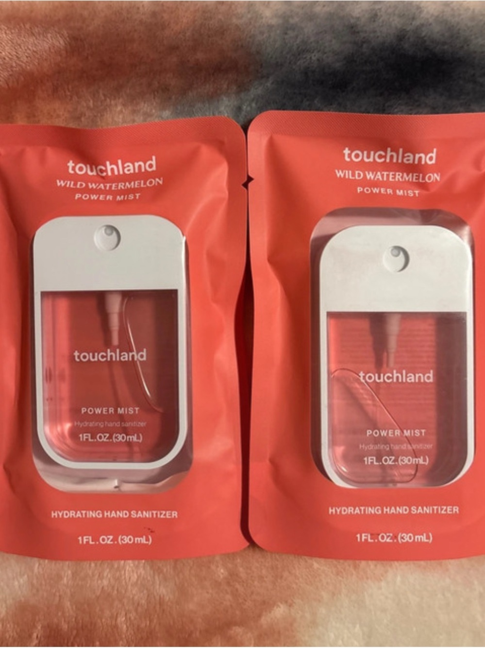 Touchland Wild Watermelon Power Mist Hydrating Hand Sanitizer - Coral Pink